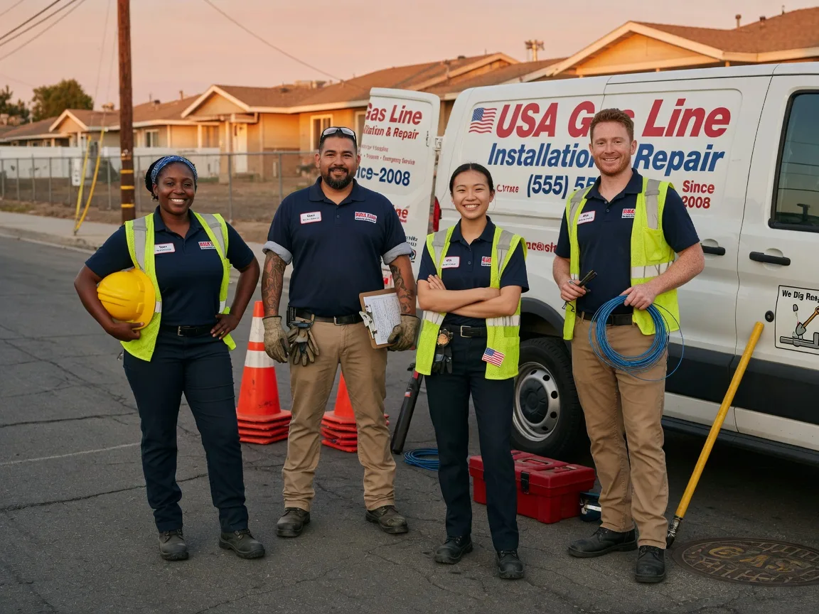 Gas Line Installation company in Preemption, IL